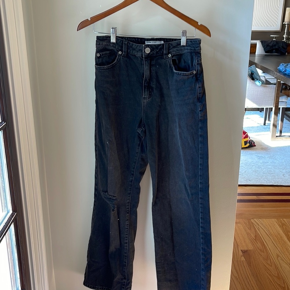 Garage wide leg jeans
